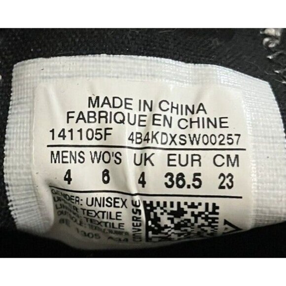 Converse Cons unisex Women 6 Men 4 Low Top Camo Purple sneaker shoes - Picture 8 of 8